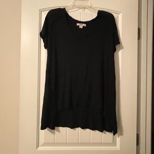 Black V-Neck top